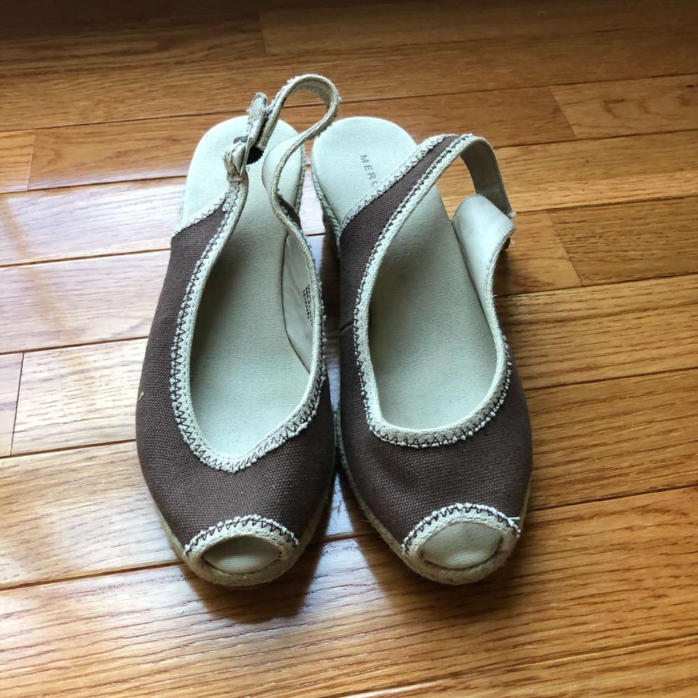 Merona Wedge Peep Toe Sandals